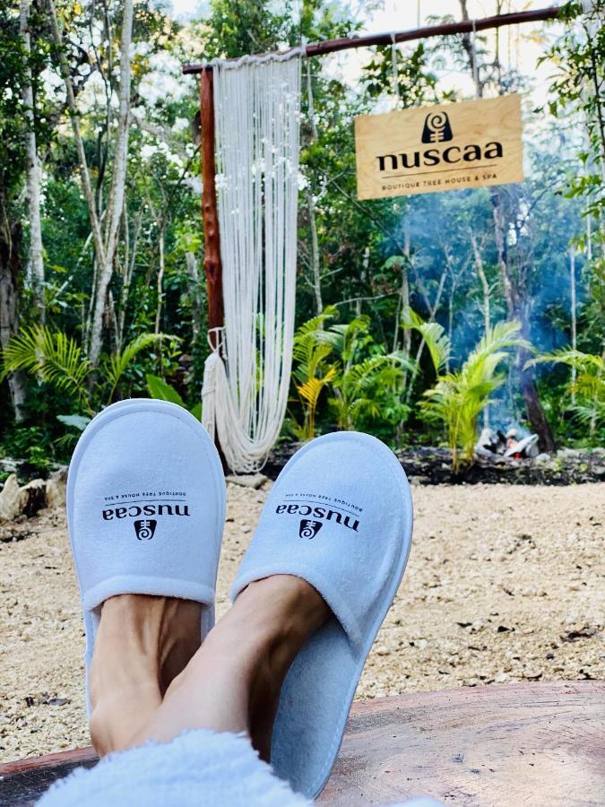 Nuscaa Boutique Tree House & Spa Hotell Puerto Morelos Exteriör bild