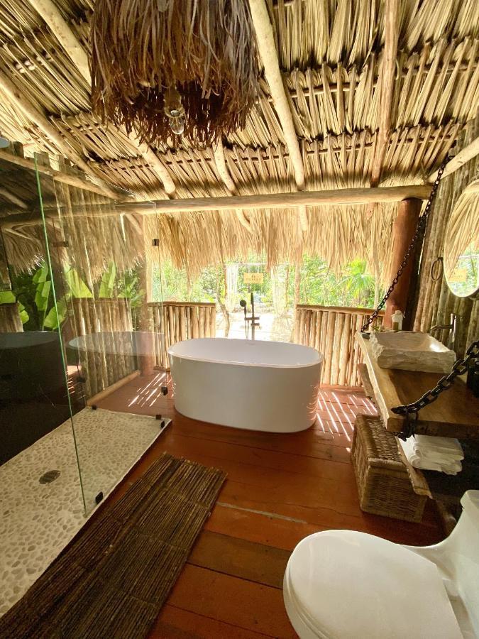 Nuscaa Boutique Tree House & Spa Hotell Puerto Morelos Exteriör bild