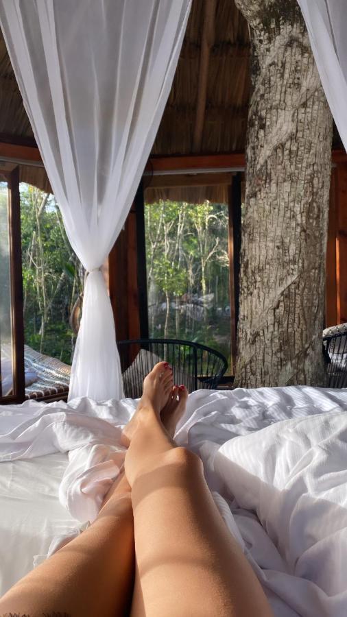 Nuscaa Boutique Tree House & Spa Hotell Puerto Morelos Exteriör bild
